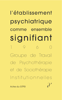 Couverture Actes du GTPSI volume 1 